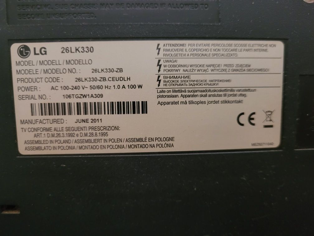 Telewizor LG sprawny