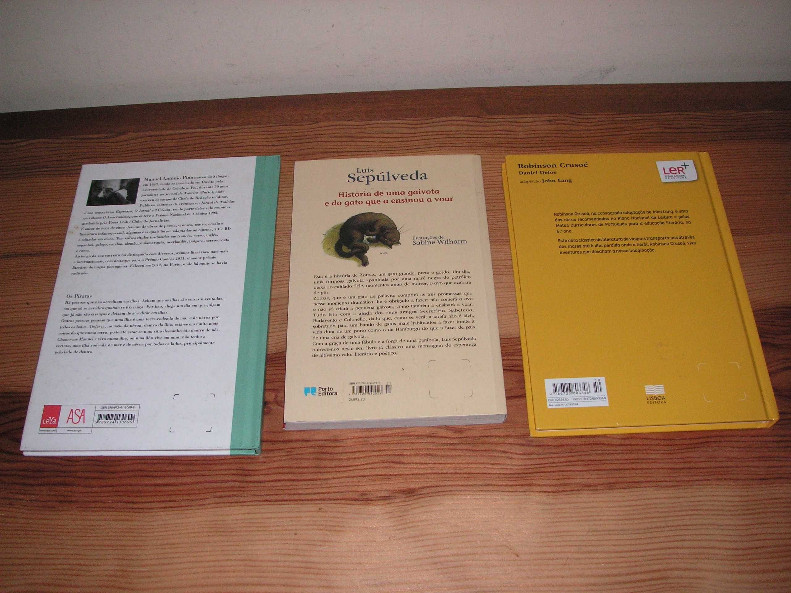 Manuel António Pina, Luís Sepúlveda e Daniel Defoe - Plano N Leitura