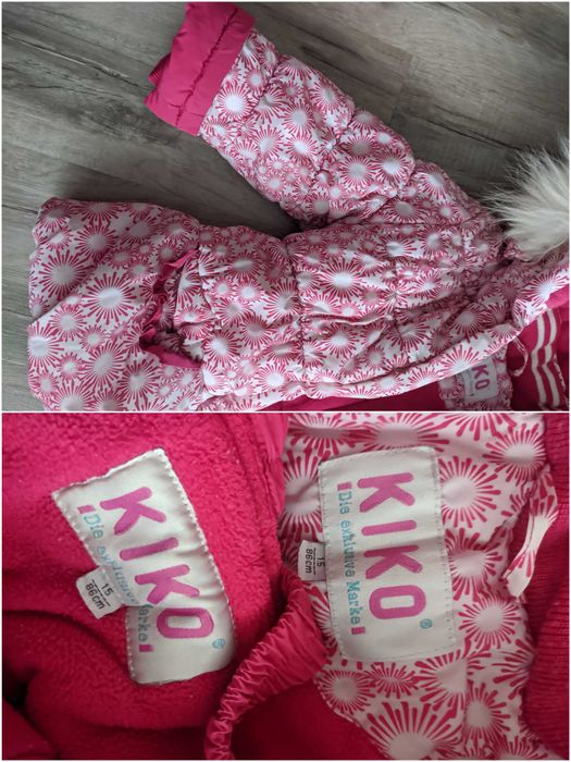 Зимовий комбінезон 2-4р. Kiko 86см зимова тепла куртка кіко 92см 98см