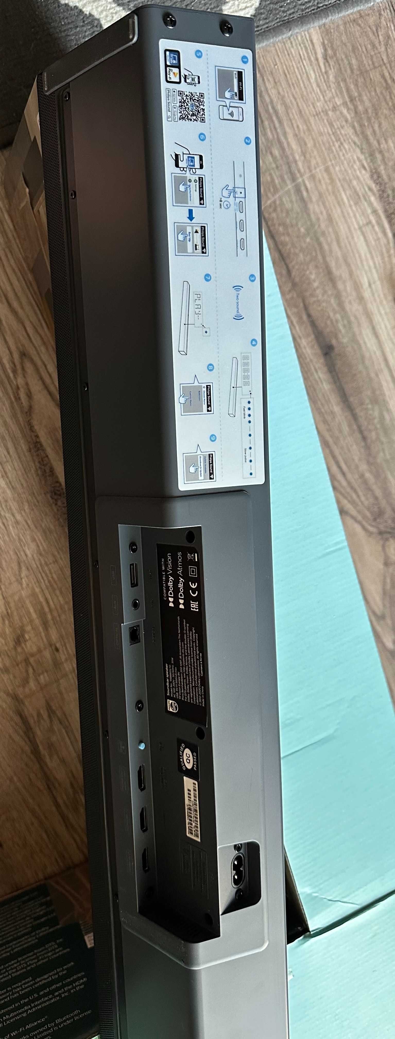 Soundbar Philips TAB8805/10 3.1 Wi-Fi Bluetooth Chromecast Dolby Atmos