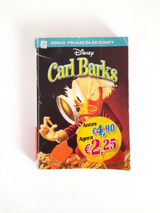 Livro Obras-Primas da BD Disney Carl Barks 1952 a 1954 Volume 9