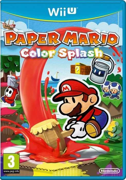 Paper Mario Color Splash Wii U NOWA