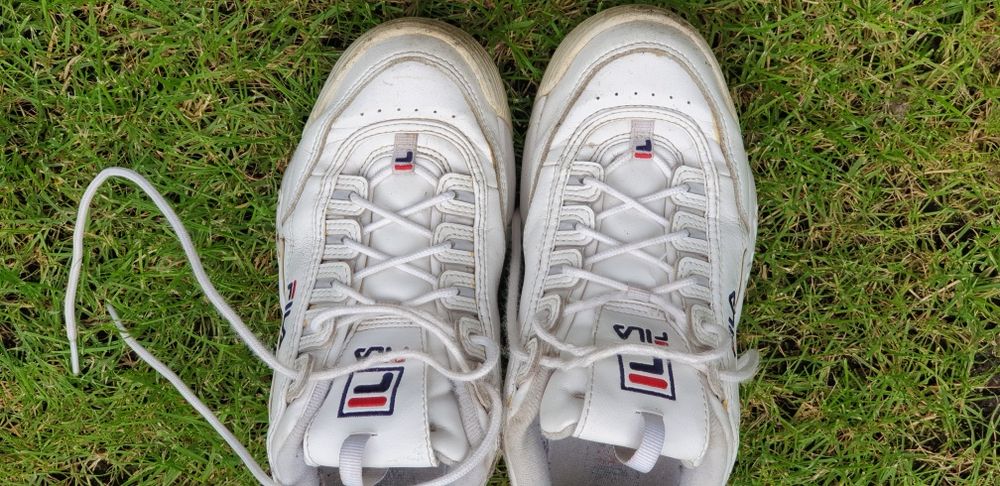 FILA białe adidasy