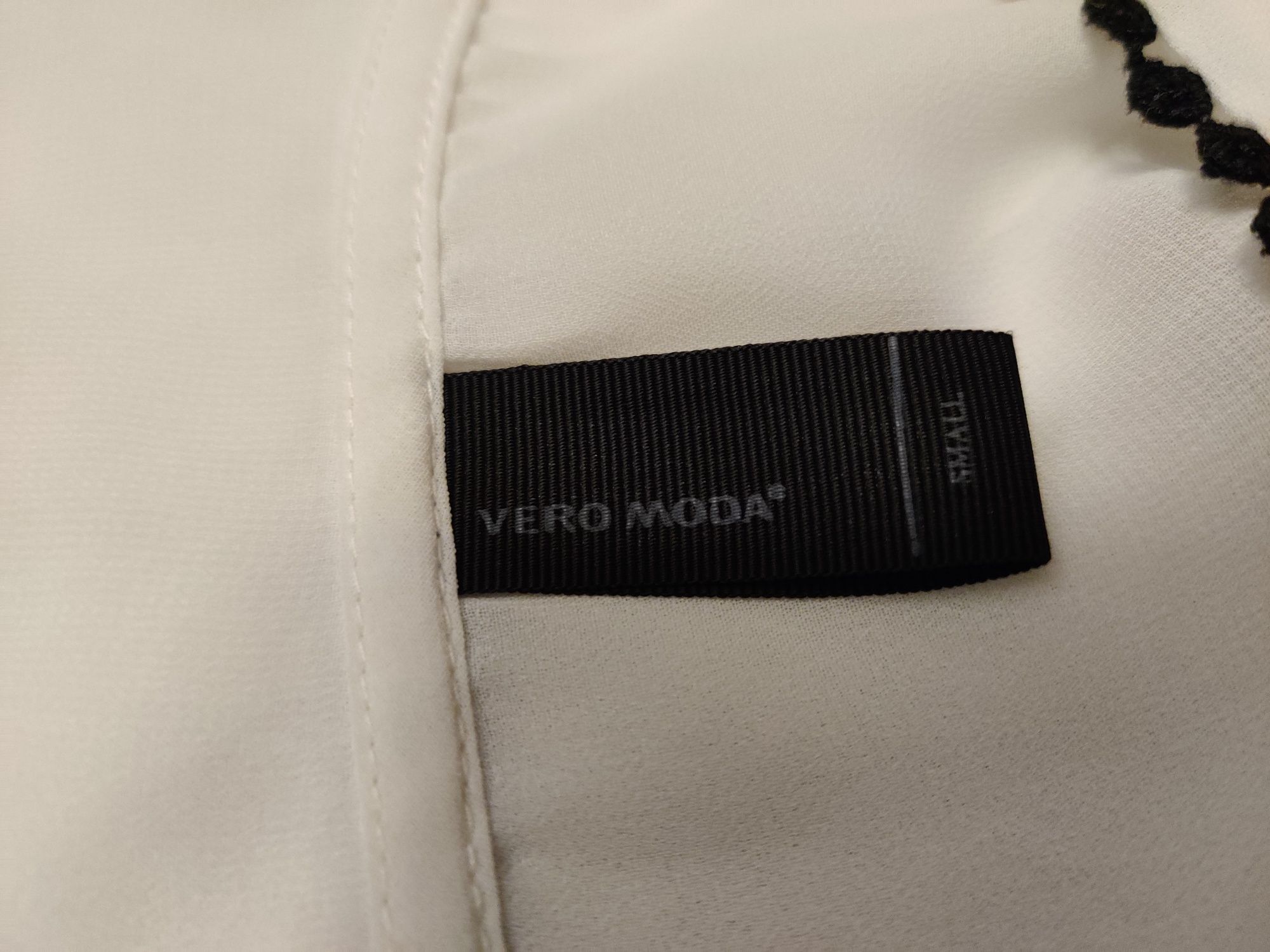 Vero Moda - biała koszula z kołnierzykiem S 36