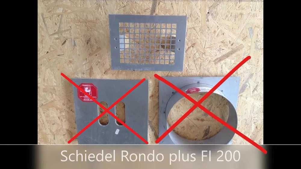 Kratka przewietrzająca uchwyty kominowe - Schiedel Rondo Plus FI 200