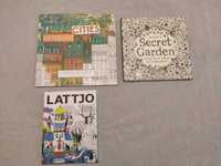 Книжка-розмальовка, антистрес  Fantastic Cities, Secret Garden, Lattjo