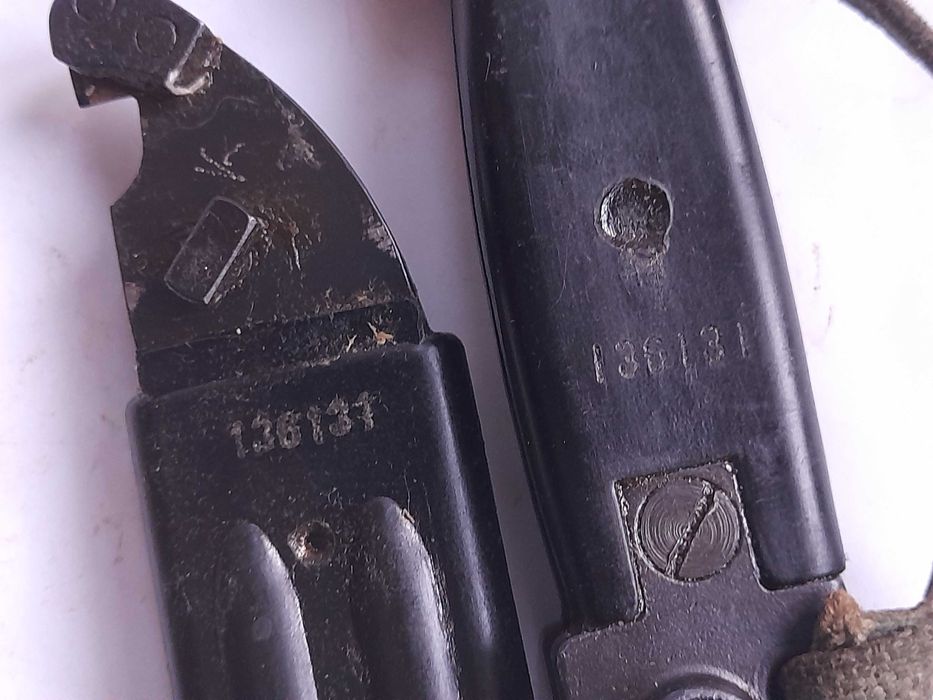 Bagnet 6H4 AK47 Jugosławia Kałasznikow zgodne numery