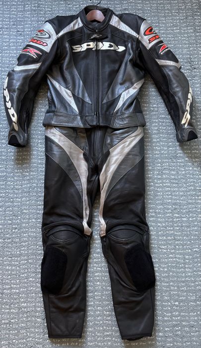 Fato Moto Spidi Evoluzione (Preto/Cinza) Tam.50