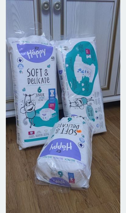 Памперси Happy 6  Хеппі 6 120шт.