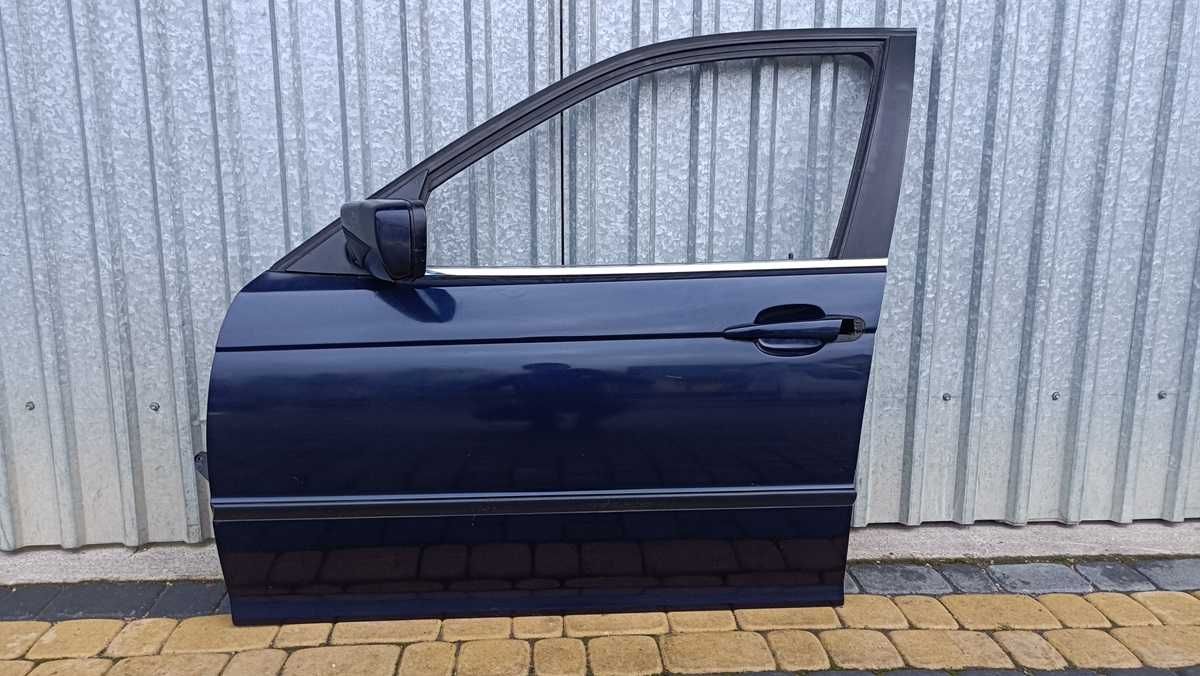 Drzwi Lewy przód bez rdzy bmw e46 orientblau metallic 317/5