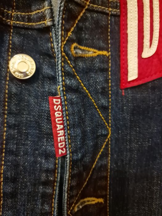 Куртка DSQUARED2 'Be Cool Be Nice Wash L.A.' Синя