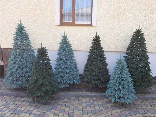 Ялинка лита зелена Елка литая 1,3 1,5 1,8 2,0 2,3 2,5м Буковельська