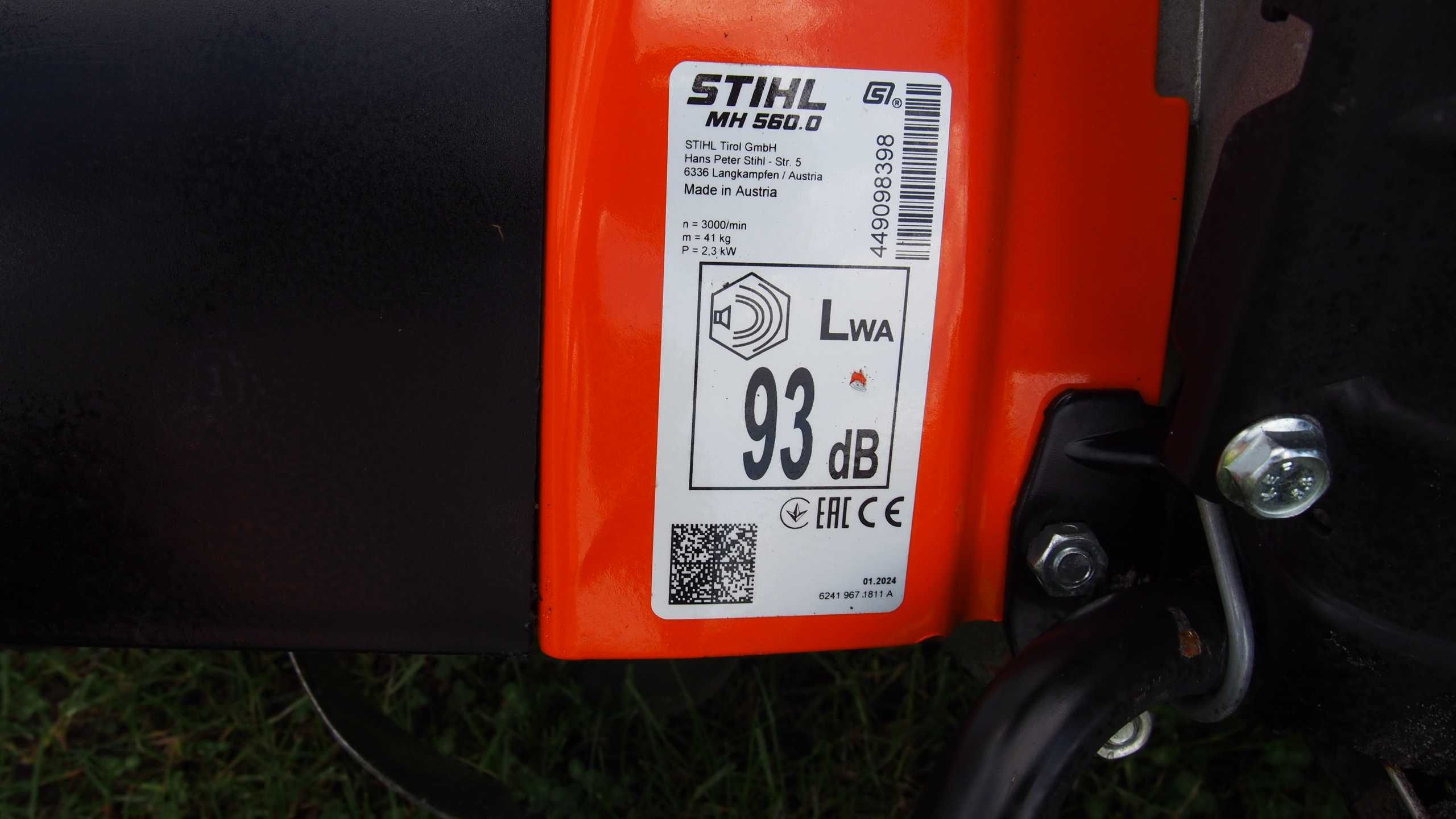 Stihl MH 560 560,0 glebogryzarka spalinowa