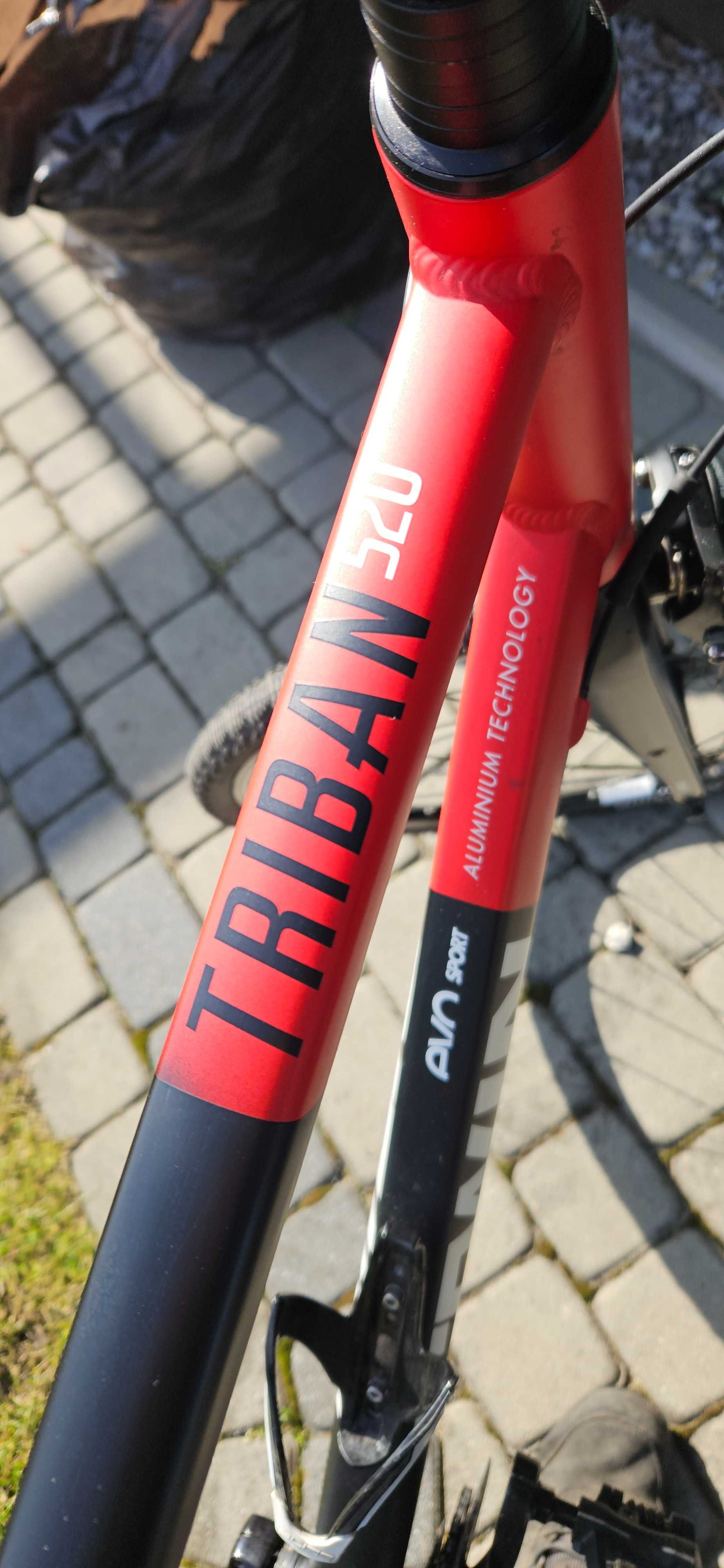 IDEAŁ rower szosowy Triban 520 rama XL schwalbe sora carbon gravel