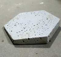 Płytki ozdobne ścienne betonowe beton architektoniczny hexagon