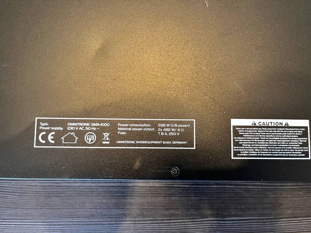 Końcówka mocy 2x 500w