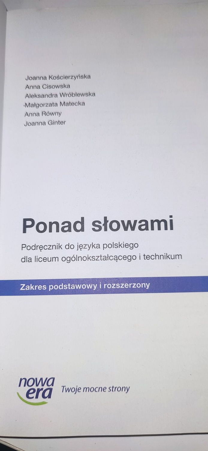 Podręcznik do języka polskiego 3 część 1 i 2