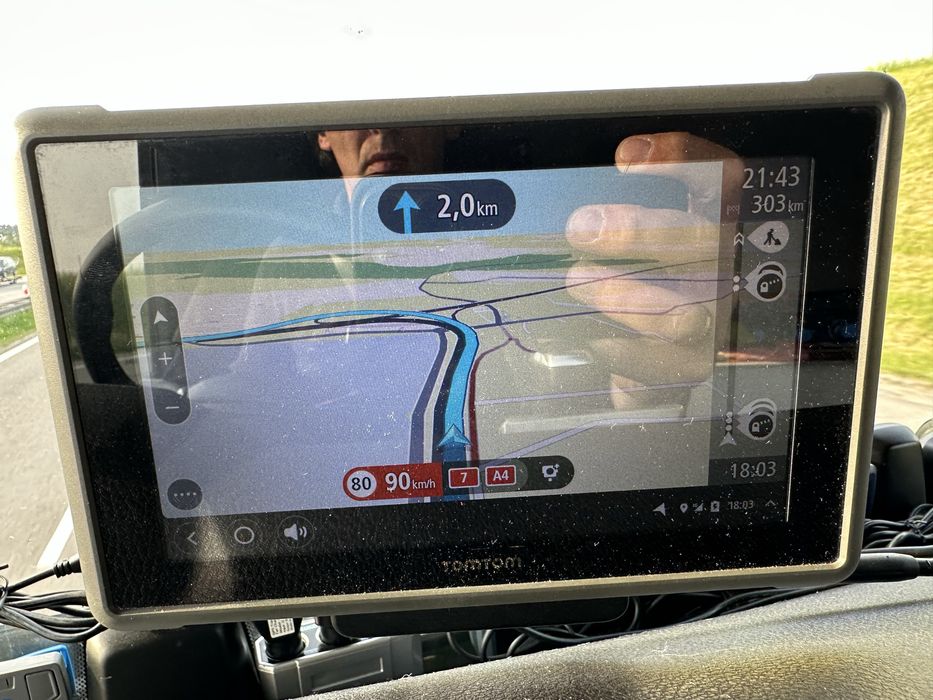 Nawigacja tomtom bridge truck