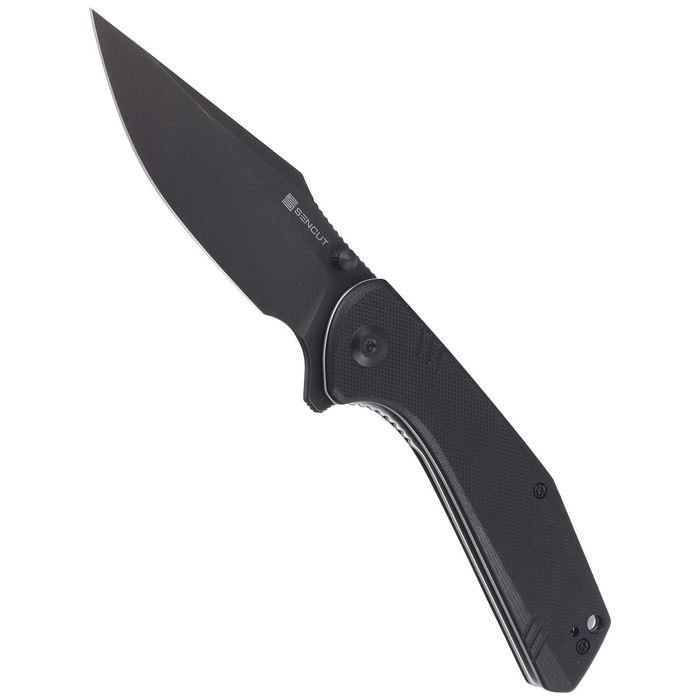 Nóż składany Sencut Actium Black G10, Black Stonewashed D2 (SA02C)