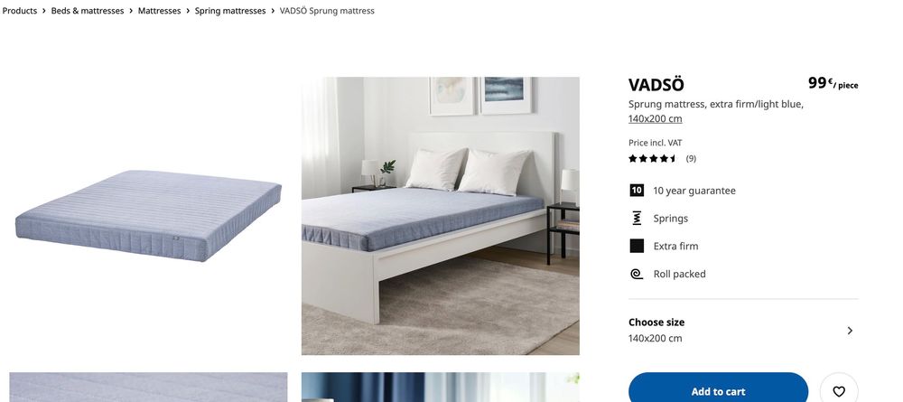 cama e colchão como novos