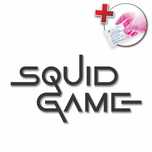 Naklejka na samochód szybę kask SQUID GAME - 12x6cm RÓŻNE KOLORY