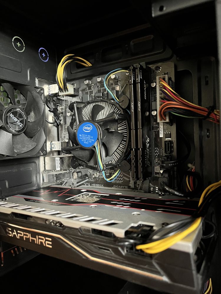 i3 10100f, RX580 8gb, 16gb DDR4, 120gb SSD ігровий компʼютер