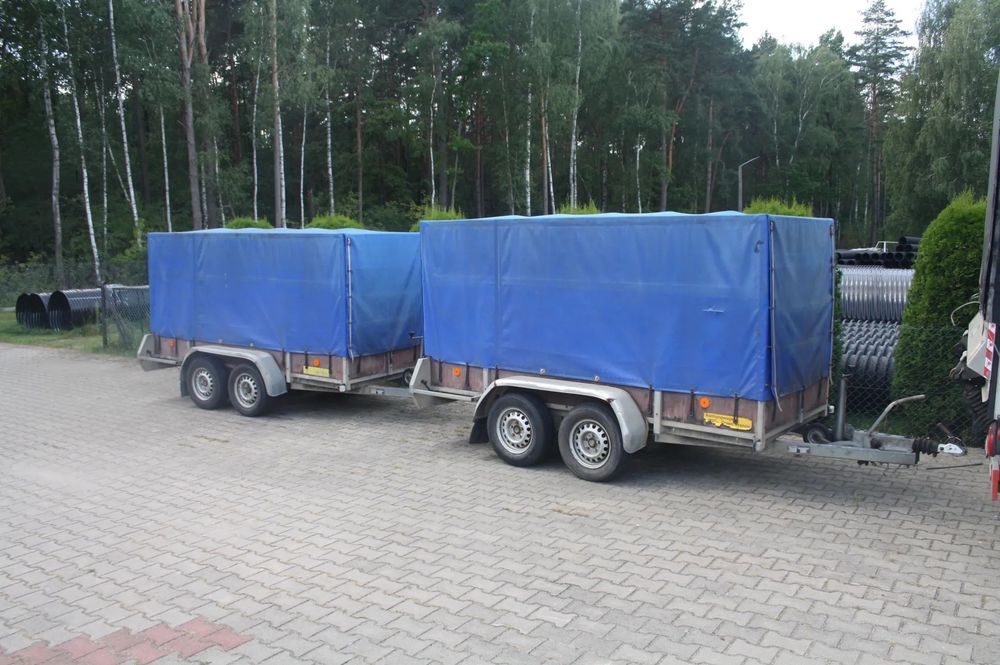 KNOTT K20  Przyczepa z hamulcem najazdowym DMC 2000 kg wym 3,0x1,30