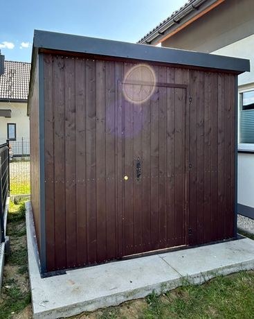 Garaż ogrodowy - możliwość wykonania garażu o dowolnym wymiarze
