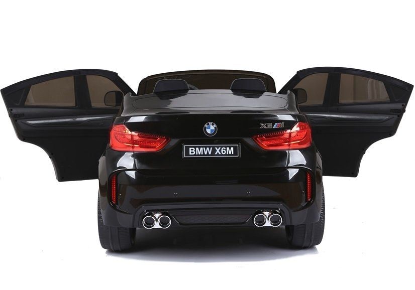 Auto Na Akumulator BMW X6M Czarne Dwuosobowy Fotel