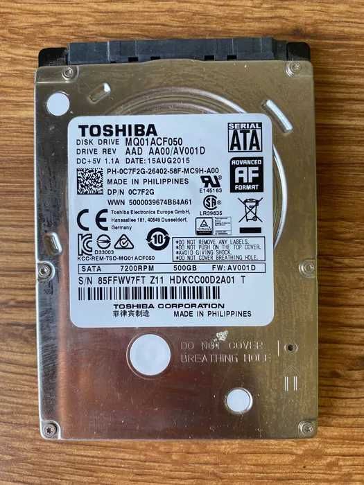 Жорсткі диски Samsung, Seagate, WD, Toshiba 320Gb-1Tb 2Tb 2,5 '' 3,5"