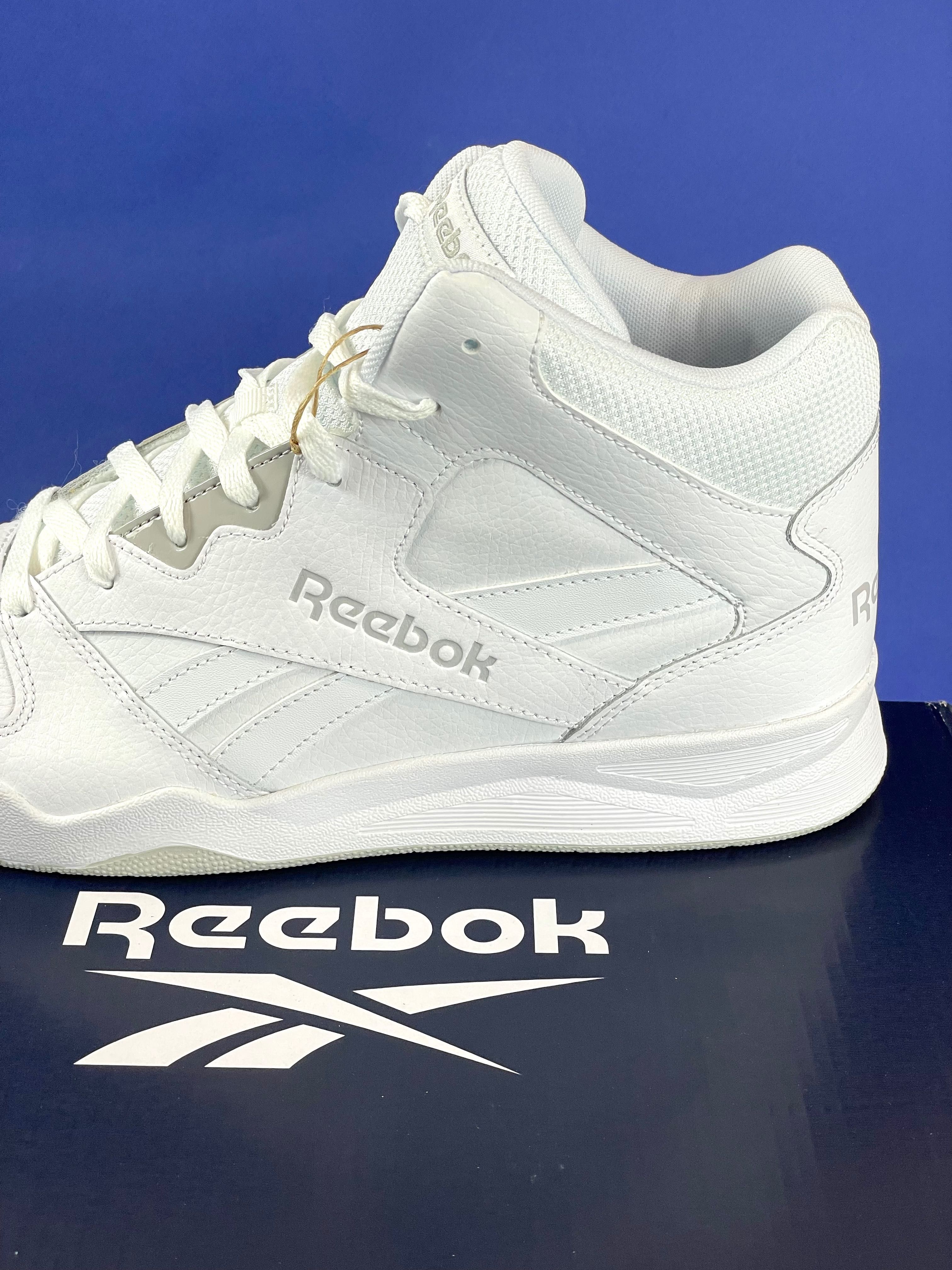 Чоловічі білі шкіряні кеди Reebok Royal BB4500 - 46, 47 розмір