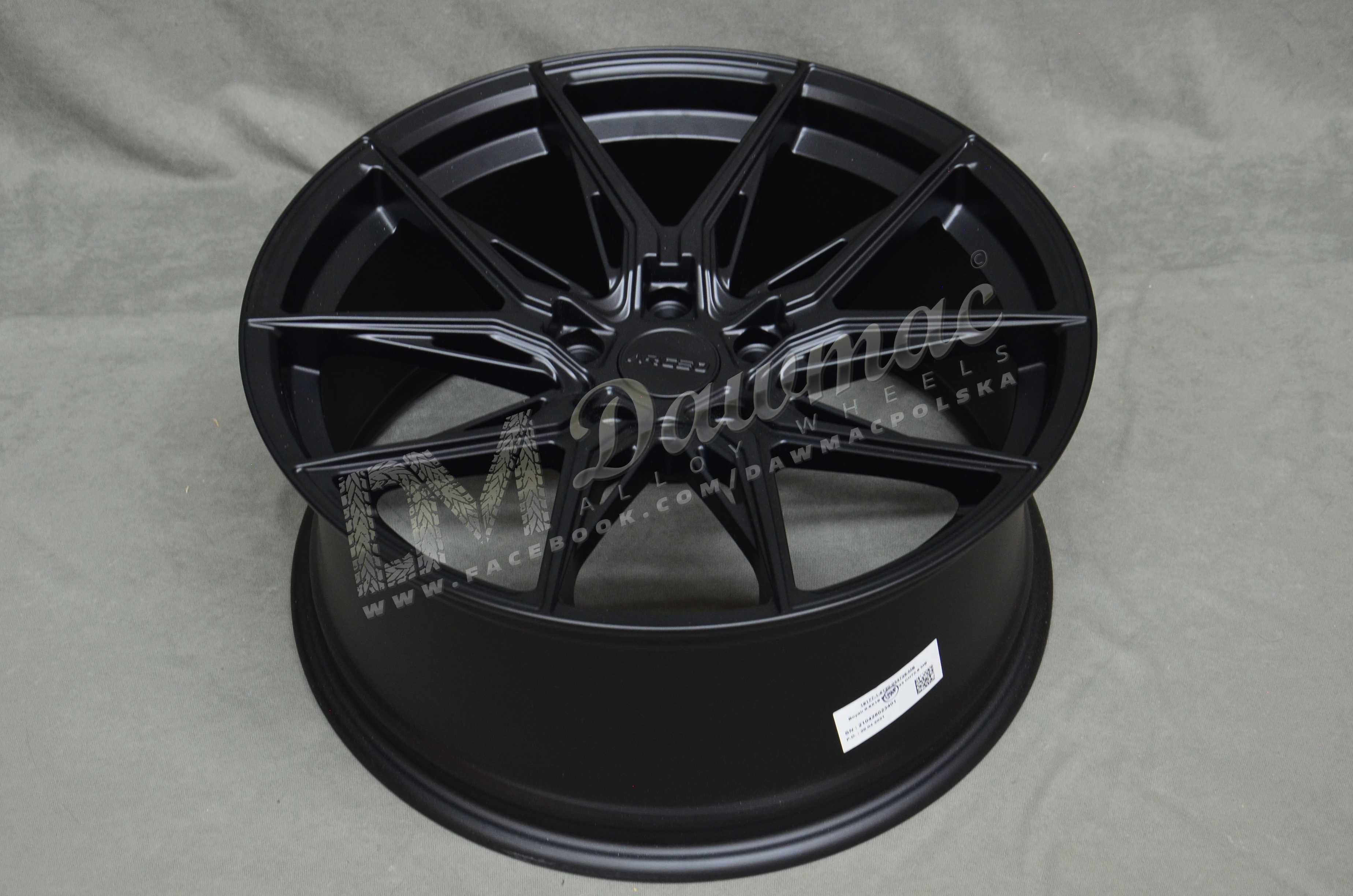 Felgi Arceo Marceille 19" Matt Black 5x108/5x112/5x114,3/5x120