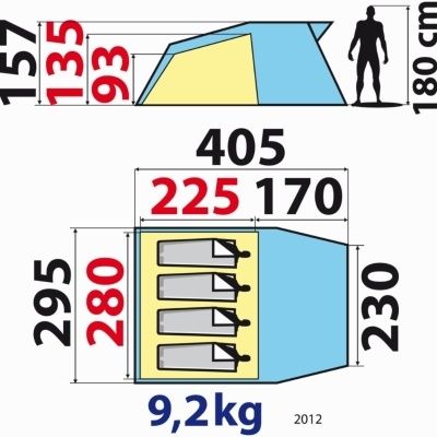 Tenda Quechua XXL 2 seconds para 2 pessoas