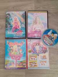 Bajki DVD Barbie + Polly Pocket + gratis