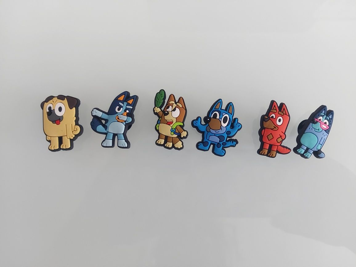 Bluey i Bingo Przypinki do butów typu Crocs Zestaw 6 szt