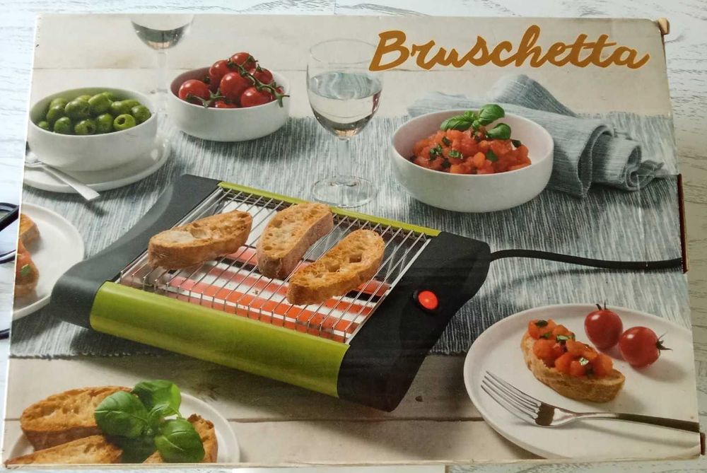 Bruschetta Grill Altura - 5cm x Largura 27.1cm x comprimento 20cm