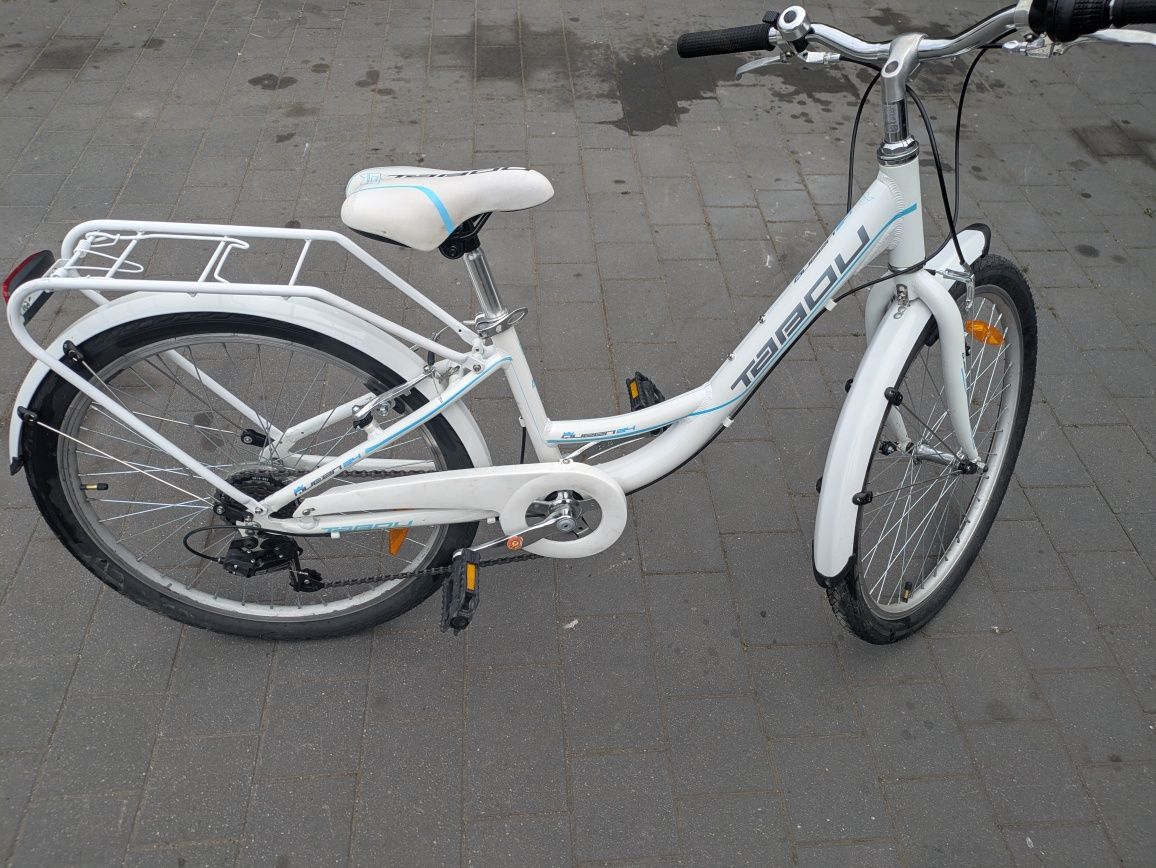 Rower na kołach 24" z przerzodkami