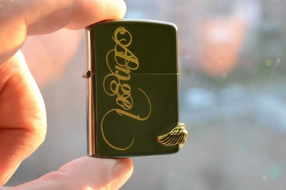 Запальничка Zippo Angel Wings Small Black бензинова нова в коробці