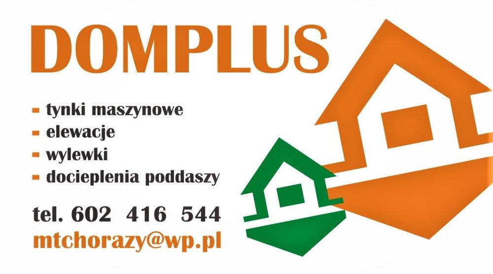 tynki maszynowe gipsowe i cementowo wapienne