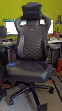 Cadeira Gaming / Escritório - Noblechairs Epic PU Leather (preto e az