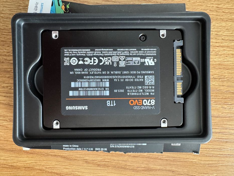 Disco 1To SAMSUNG Samsung 870 Evo 2.5 1000 Gb Serial Ata Iii V-Nand