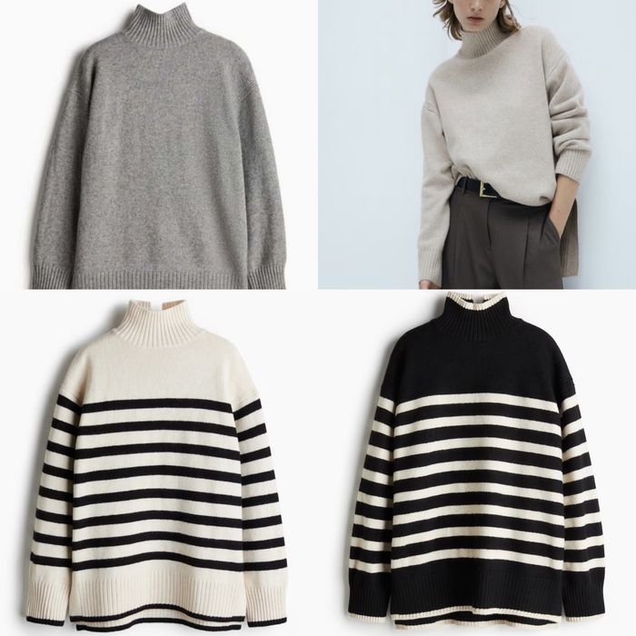 Стильний та вишуканий подовжений светр,(S i М) H&M