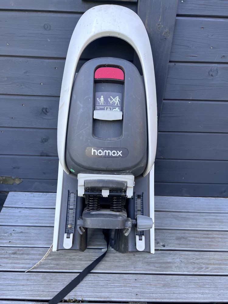 Hamax Fotelik rowerowy Caress (bagażnik) pochył opacia 22 kg