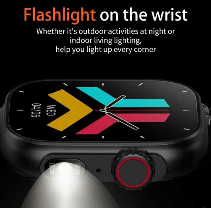 Smartwatch ZW39 2,01-calowy wyświetlacz Bluetooth Tętno i krwi ttst906