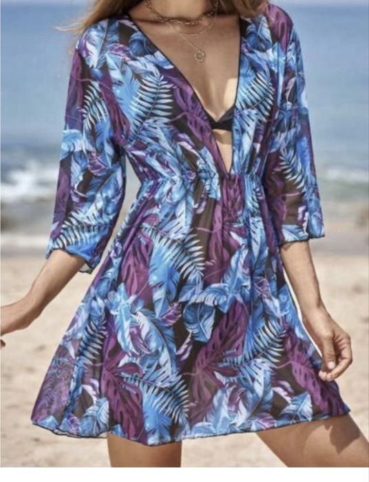 Жіночий купальник роздільний. Туніка. Суцільний купальник