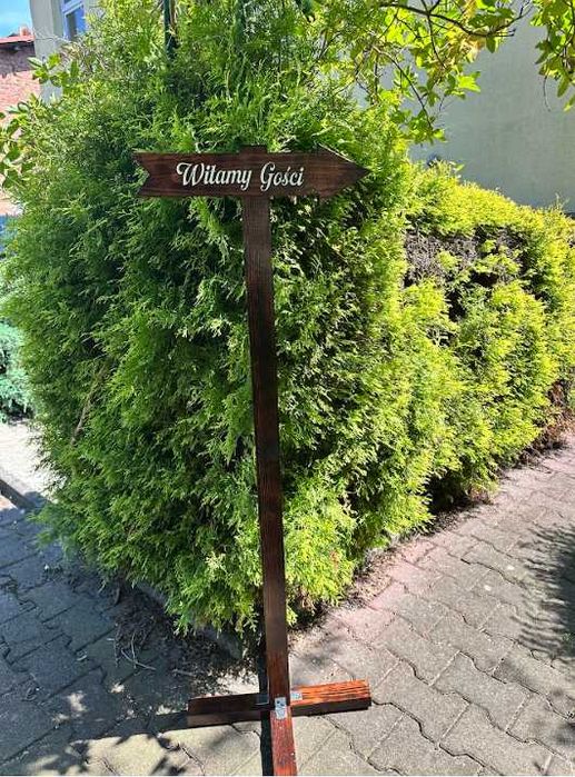 Dekoracje Weselne, Drogowskazy, Atrakcja, Wynajem, Tabliczki Ślubne