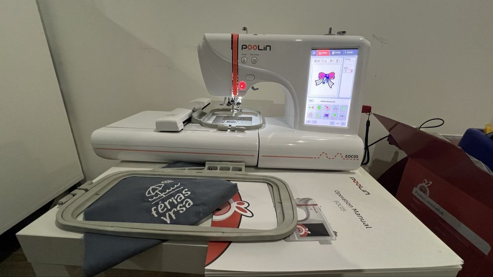 máquina de bordar Poolin EOC05 Como nova
