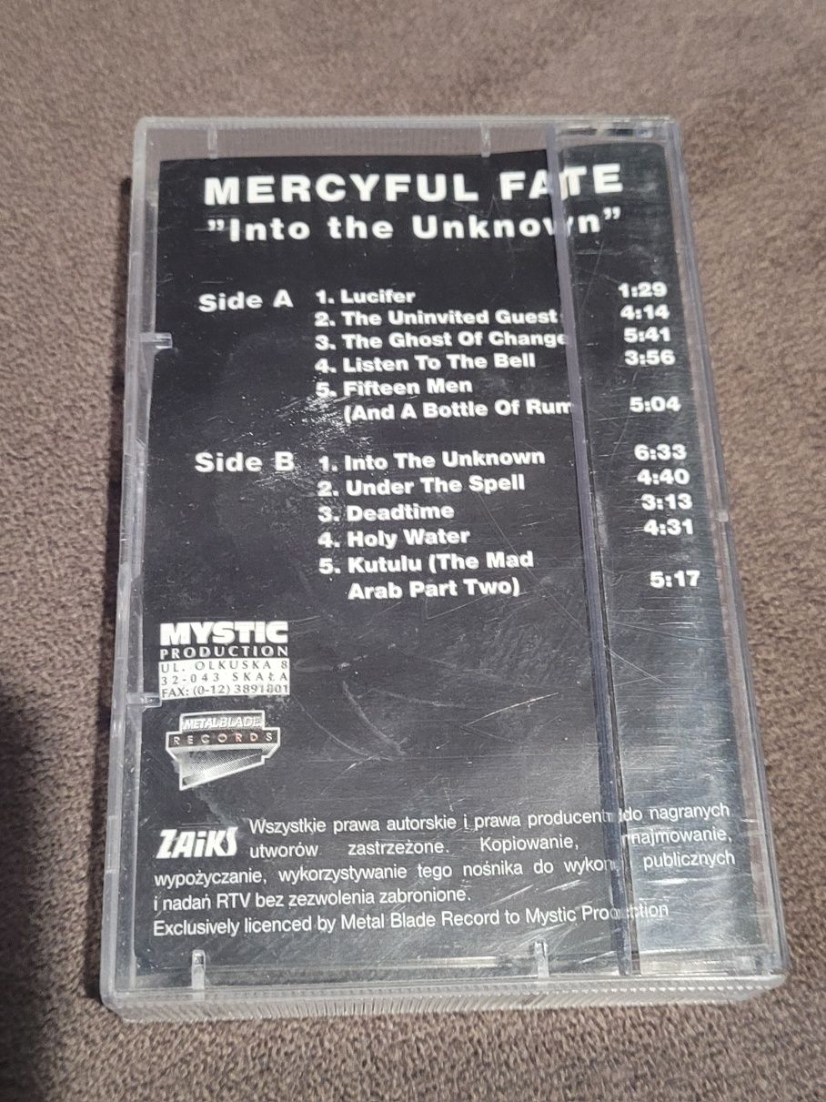 Mercyful Fate - Into The Unknown, kaseta magnetofonowa, metal