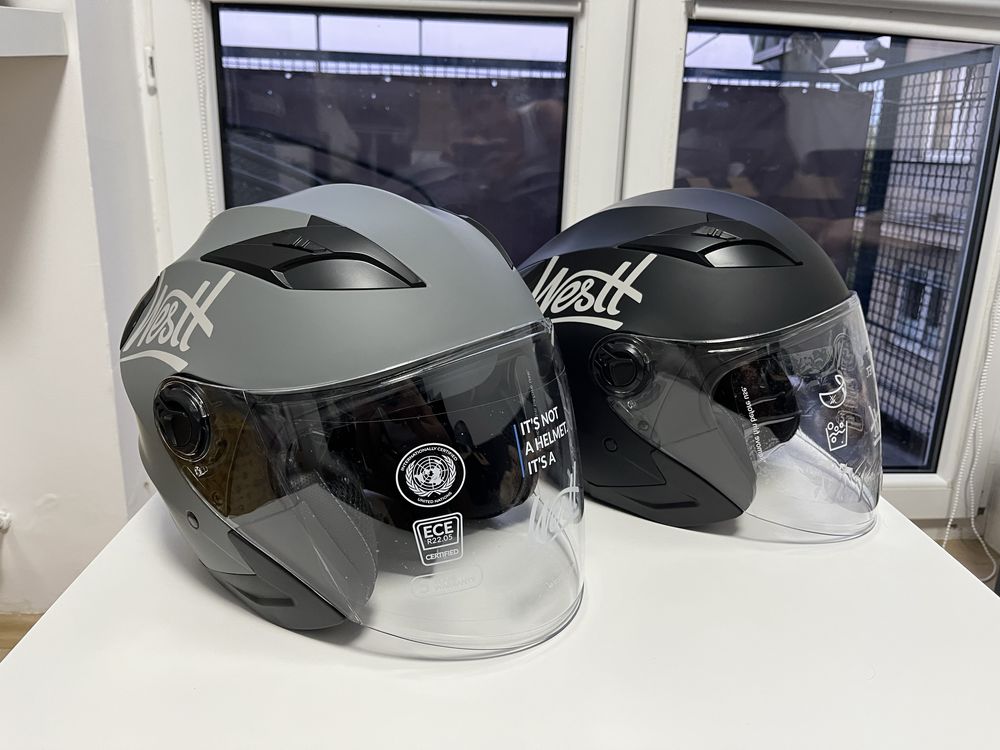 Kask WESTT rozmiar S, L kask na skuter Jet NOWY