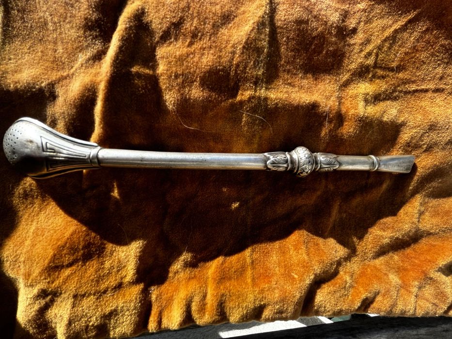 Bombilla vintage Ebebé – Alpacca banhada a prata